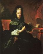 Hyacinthe Rigaud Marie d'Orleans, Duchess of Nemours painting